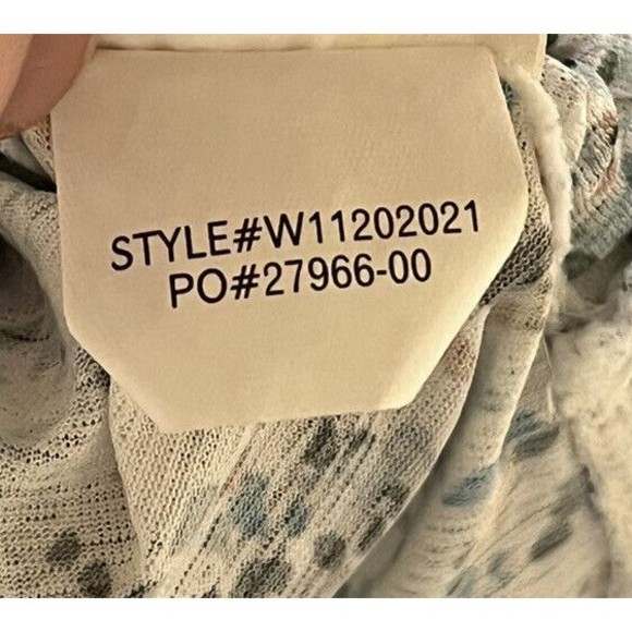 prAna Amata Tank Top Size Medium White Stargazer Pastel Splatter Design - Picture 7 of 8